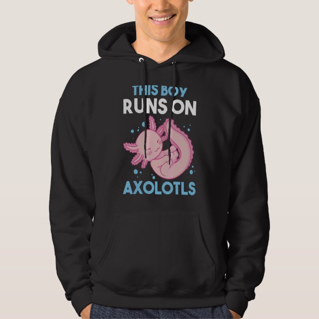 Sudadera Mens Axolotl (Anverso)
