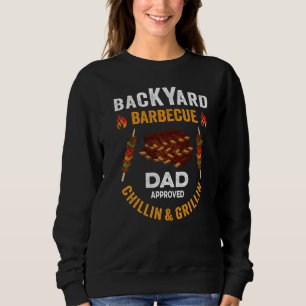 Sudadera Mens Backyard Barbecue Grillin Y Chillin