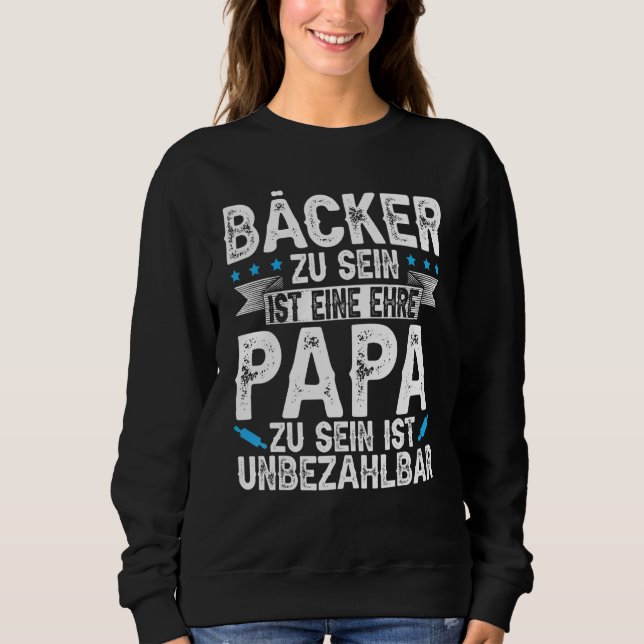 Sudadera Mens Baker Y Dad Dough Whisper Hobby Baker (Anverso)