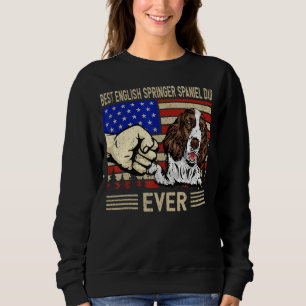 Sudadera Mens Bandera Americana Mejor Inglés Springer Spani