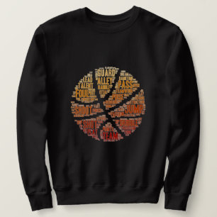 Sudadera Mens Basketball Sports Game Sweatshirt Black
