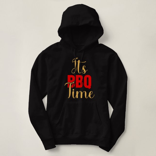 Sudadera Mens BBQ barbacoa parrillada barbacoa por la noche (Diseño del anverso)