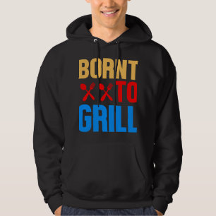 Sudadera Mens BBQ barbacoa parrillada barbacoa por la noche