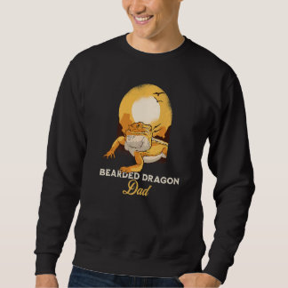 Sudadera Mens Bearded Dragon Dad Reptile Lizard