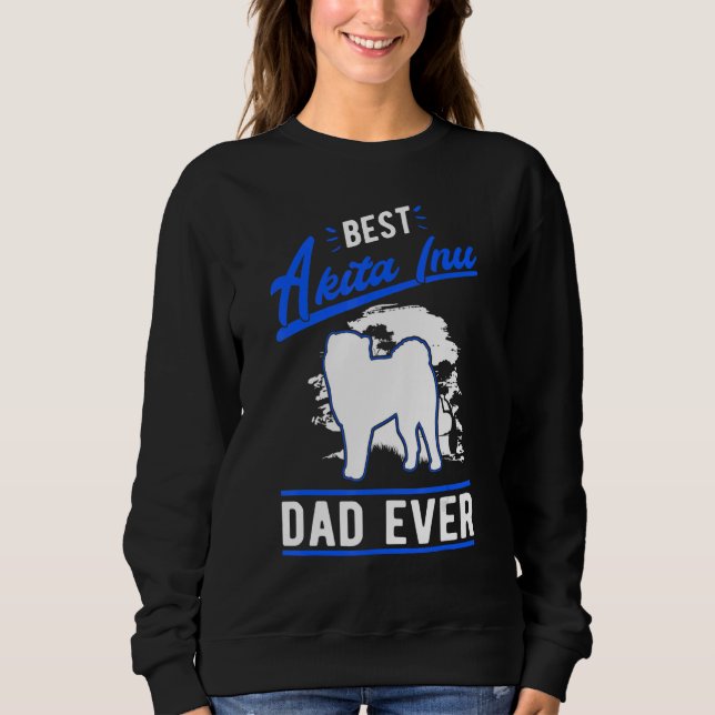 Sudadera Mens Best Akita Inu Dad Ever (Anverso)