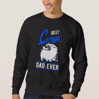 Sudadera Mens Best Corgi Dad Ever  