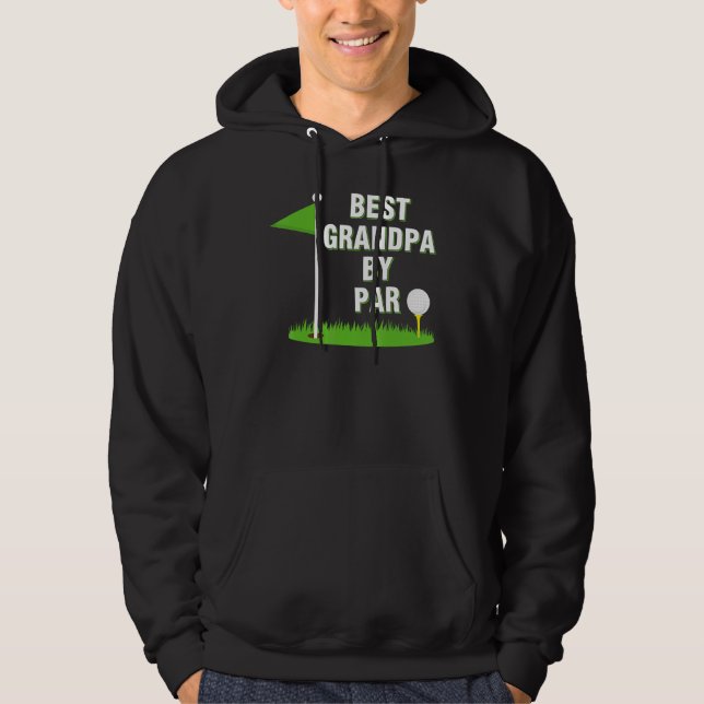 Sudadera Mens Best Grandpa By Par  Golf Fathers Day Christm (Anverso)