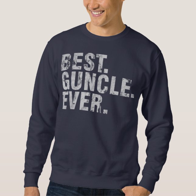 Sudadera Mens Best Guncle Ever Cute Uncle Father's Day (Anverso)