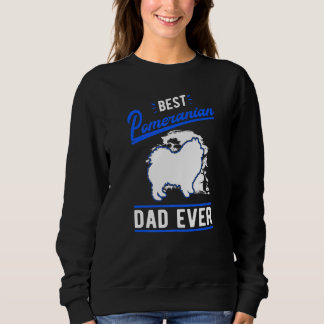 Sudadera Mens Best Pomeranian Dad Ever