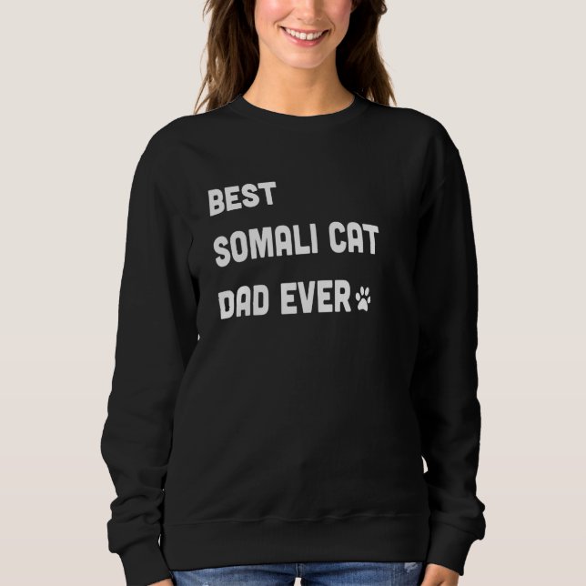 Sudadera Mens Best Somali Cat Dad  Cat (Anverso)