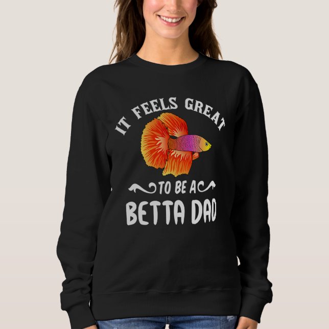 Sudadera Mens Betta Fish Dad Siamese Fighter Keeper P (Anverso)