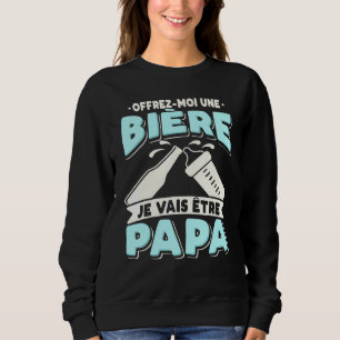 Sudadera Mens Bientôpapa - Dame una cerveza Je Vais Êêtre P