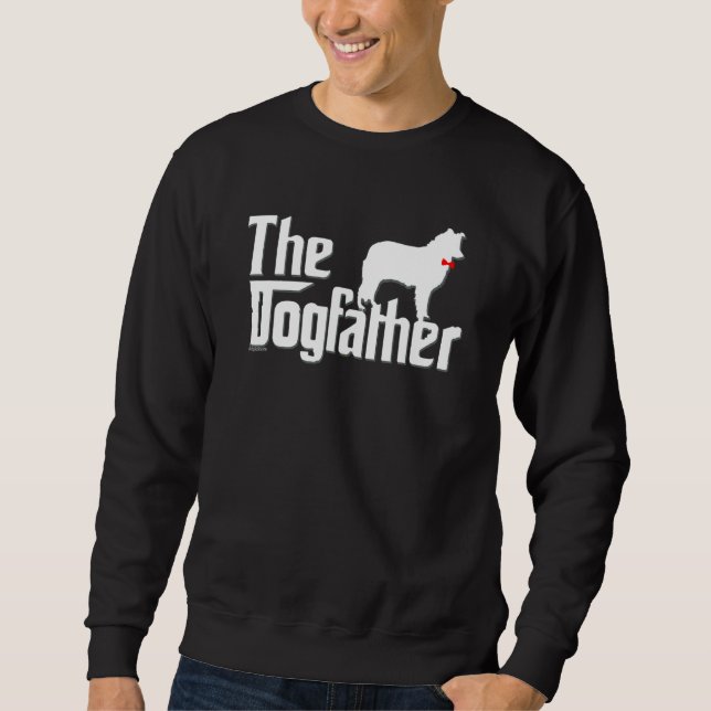 Sudadera Mens Border Collie   Border Collie dad (Anverso)