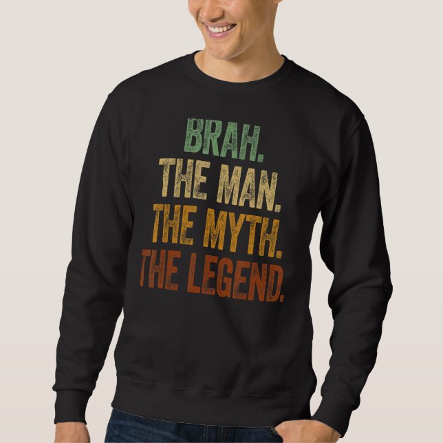Sudadera Mens Brah Men Mitos Leyenda Surfing Dad Retro Vint (Anverso)