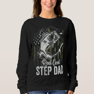 Sudadera Mens Camo Bandera Imprimir Reel Guay Step Dad Padr