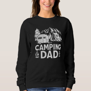 Sudadera Mens Camping Dad al aire libre Montaña Camping Pad