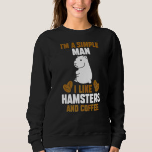 Sudadera Mens Coffee Hamster