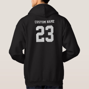 Sudadera Mens Custom Name Red Class of 2021 Senior Hoodie