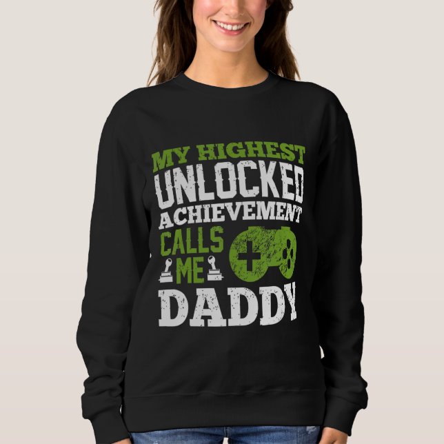 Sudadera Mens Dad Gamer Dad Nerdy Video Gaming (Anverso)