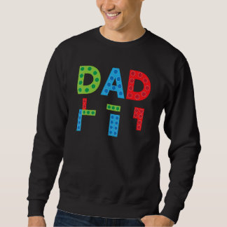 Sudadera Mens Dad Master Builder Father Building Blocks Bri