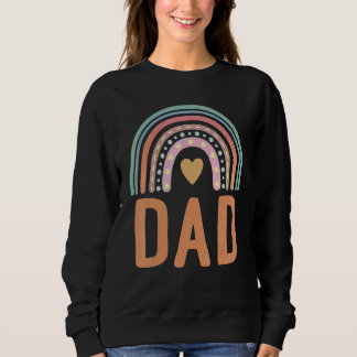 Sudadera Mens Dad Rainbow Daddy Father Cute Family Matching