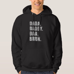 Sudadera Mens Dada A Papi A Papá A Brujar A Papá Y A Mí Bo