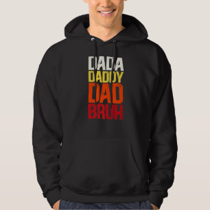 Sudadera Mens Dada Daddy Dad Dad Dad Papá Bruh Mejor Padre 