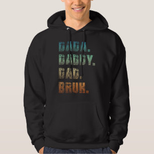 Sudadera Mens Dada Daddy Dad Papá Bruh Padre Y Niño Chica N