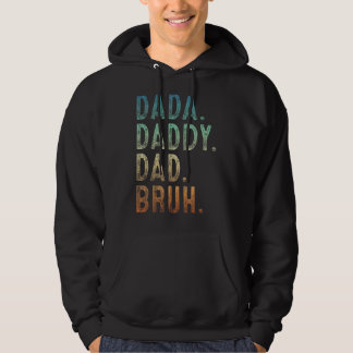 Sudadera Mens Dada Daddy Dad Papá Bruh Padre Y Niño Chica N