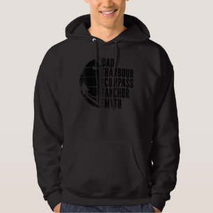 Sudadera Mens Daddy Captain Myth Padre's Day Skipper ancho