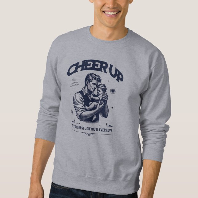 SUDADERA MEN'S DADDY CHEER UP SWEATSHIRT (Anverso)