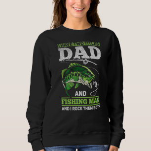 Sudadera Mens Daddy Fisherman pescador Angler Trout Pescado