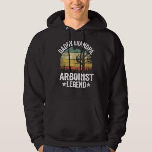 Sudadera Mens Daddy Grandpa Arborist Legend Tree Climbing D