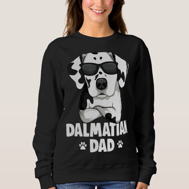 Sudadera Mens Dalmatian Dog Dad (Anverso)