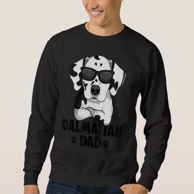 Sudadera Mens Dalmatian Dog Dad_1 (Anverso)