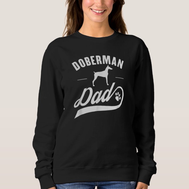 Sudadera Mens Doberman Dad Dog Owner (Anverso)