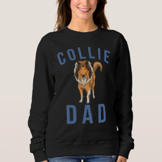 Sudadera Mens Dog Owner Pet  Collie Dad Dog  Rough Collie