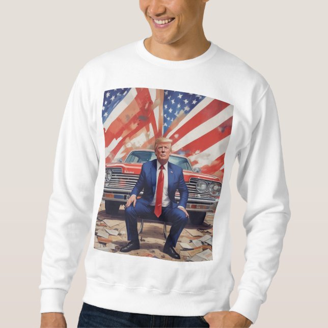 Sudadera Mens Donald Trump Sweatshirt (Anverso)