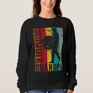 Sudadera Mens Drummer Grandpa Rock And Roll Grandfather