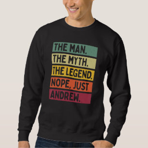 Sudadera Mens El Hombre El Mito La Leyenda No Sólo Andrew