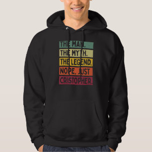 Sudadera Mens El Hombre El Mito La Leyenda No Sólo Cristop