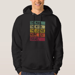 Sudadera Mens El Hombre El Mito La Leyenda No Sólo Israel