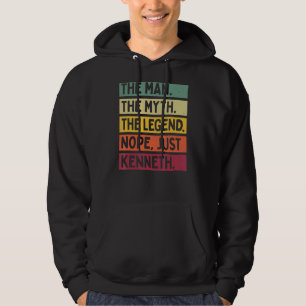 Sudadera Mens El Hombre El Mito La Leyenda No Sólo Kenneth