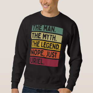 Sudadera Mens El Hombre El Mito La Leyenda No Sólo Uriel