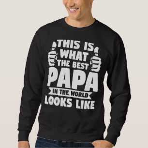 Sudadera Mens Esto Es Lo Mejor Papá Grandad