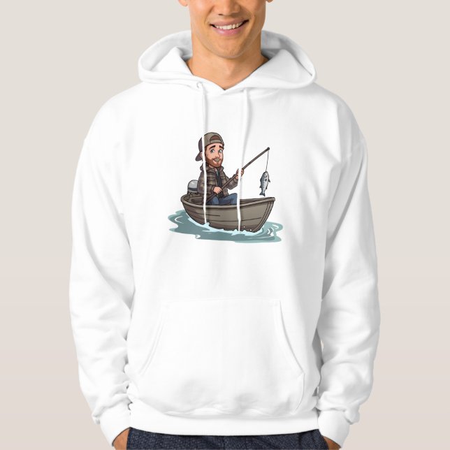 Sudadera Men's Fishing T-Shirt/Hoodie (Anverso)