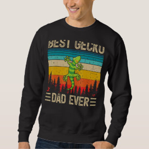 Sudadera Mens Gecko Vintage el mejor papá gecko del padre n