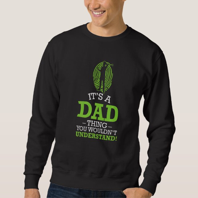 Sudadera Mens Golf Dad Dad Golfing Golfer Golf Ball Golf Ev (Anverso)