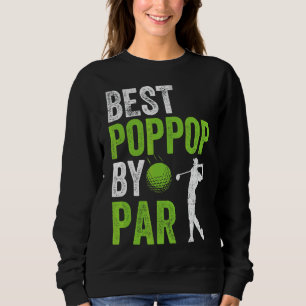 Sudadera Mens Golf Mejor Poppop De Par Grandpa Padre