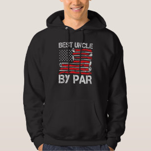 Sudadera Mens Golf Mejor Tío De Par Golfer Bandera American